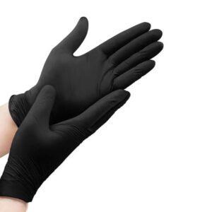 GUANTES NITRILO NEGRO